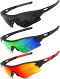 KALIYADI Sports Sunglasses Polarized Sunglasses-Men: Mens Sunglasses with UV400 for Golf Running Fishing KAS60-1-5-6