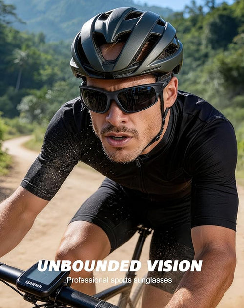 KALIYADI 4 Pack Polarized Sunglasses-Men Sports Sun-glasses: Mens Sunglasses UV Protection for Fishing Driving Cycling KAS94-1-3-5